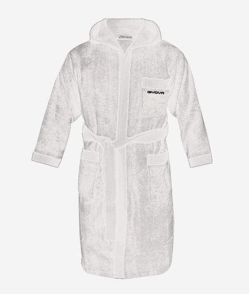 Givova szlafrok 2XL 100% bawełniana spugna. Białe szlafroki Givova, xl, bez wzorów, z bawełny, bez ramiączek, bez kaptura. Za 165.88 zł.