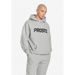 Bluza sportowa męska Prosto Big Log z kapturem. Szare bluzy z kapturem Prosto., m, bez wzorów, z kapturem. Za 264.99 zł.