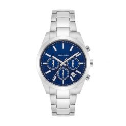 Spears & Walker Zegarek na reke ze stali nierdzewnej w kolorze srebrnym Zegarki 1 ct Męskie. Szare, analogowe zegarki Spears & Walker, srebrne. Za 609.99 zł.