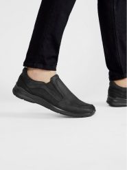 ECCO Półbuty Irving 51174402001 Czarny. Czarne eleganckie półbuty ecco, bez wzorów, z nubiku, bez obcasa, bez zapięcia. Za 579.99 zł.