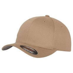 Czapka z Daszkiem Brandit Flexfit Khaki. Zielone czapki z daszkiem Brandit, bez wzorów. Za 68.15 zł.