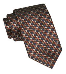 Angelo di Monti - Krawat Męski - Kolorowy w Drobny Wzór. Krawaty i muchy Angelo di Monti, bez wzorów, z tkaniny. Za 45.00 zł.