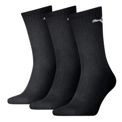Skarpety Puma Sport długie 3 pary. Czarne skarpetki sportowe Puma, bez wzorów, z bawełny. Za 46.99 zł.