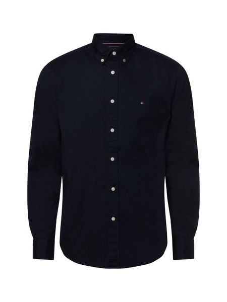 Tommy Hilfiger koszula casual Mężczyźni Regular Fit Bawełna niebieski, S. Niebieskie koszule Tommy Hilfiger, m, bez wzorów, z bawełny, bez kołnierzyka, bez ramiączek. Za 349.95 zł.