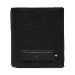 Duży Portfel Męski Tommy Hilfiger. Czarne portfele Tommy Hilfiger, bez wzorów. Za 259.99 zł.