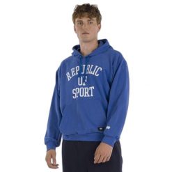 Bluza z kapturem Errea Graphic 035. Niebieskie bluzy z kapturem ERREA, m, bez wzorów, z kapturem. W wyprzedaży za 162.50 zł.