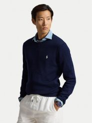 Polo Ralph Lauren Sweter 710810846503 Granatowy Regular Fit. Niebieskie swetry rozpinane Polo Ralph Lauren, m, bez wzorów, z bawełny, bez kołnierzyka, bez ramiączek. Za 919.99 zł.