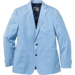 Marynarka bawełniana "Regular Fit" bonprix jasnoniebieski. Marynarki marki bonprix, z bawełny. Za 149.99 zł.
