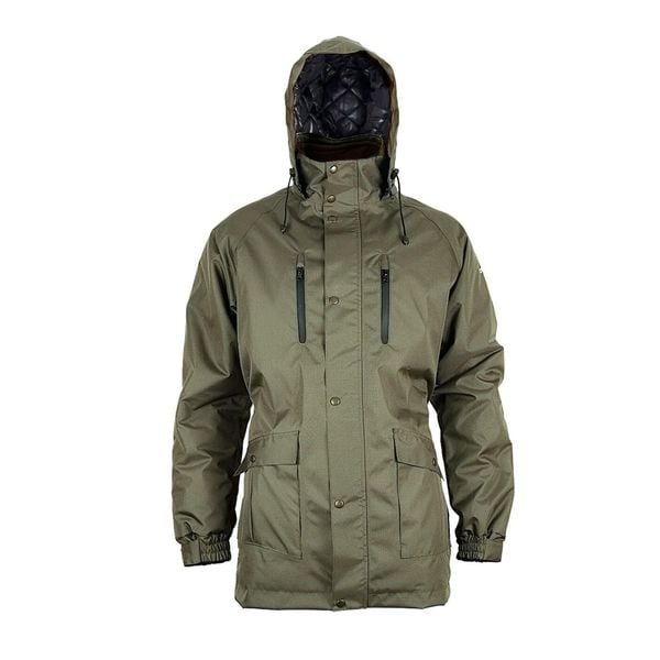 Kurtka wędkarska ocieplana dla dorosłych Pros 1031OC oddychająca. Zielone kurtki Pros, na jesień, m, bez wzorów, bez kaptura. Za 665.00 zł.