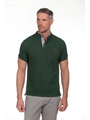 The Time of Bocha Koszulka polo w kolorze zielonym rozmiar: L. Zielone koszulki polo The Time of Bocha, l, bez wzorów, z bawełny, bez kołnierzyka, bez ramiączek. Za 104.99 zł.