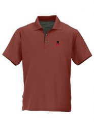 Maul Sport Koszulka funkcyjna polo w kolorze bordowym rozmiar: 48. Czerwone koszulki polo Maul Sport, bez wzorów, z materiału, bez kołnierzyka, bez ramiączek. Za 79.96 zł.