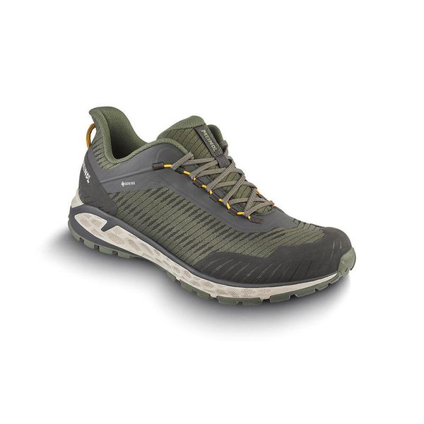 Buty trekkingowe męskie MEINDL Power Walker 4.2 z membraną Gore-tex. Zielone trekkingi MEINDL, bez wzorów, z gore-texu, bez zapięcia. Za 909.73 zł.