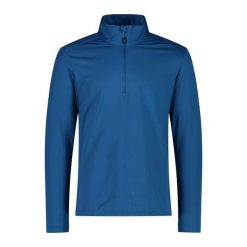 Bluza męska techniczna CMP 30L1097. Niebieskie bluzy CMP, l, bez wzorów, bez kaptura. W wyprzedaży za 139.99 zł.