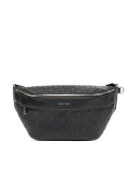 Calvin Klein Saszetka nerka Emblem Emboss Waistbag LV04D3205G Czarny. Czarne saszetki i nerki CALVIN KLEIN, bez wzorów, ze skóry. Za 289.99 zł.