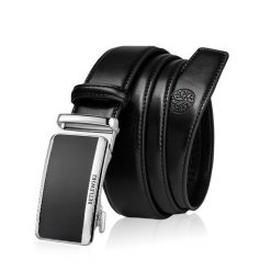 Skórzany pasek BETLEWSKI C35-BL CZARNY 100. Czarne paski bez wzorów, z materiału. Za 99.99 zł.