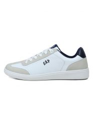 GAP Sneakersy "Seattle" w kolorze biało-beżowym rozmiar: 44. Białe buty sportowe casual GAP, bez wzorów, bez zapięcia. Za 143.90 zł.