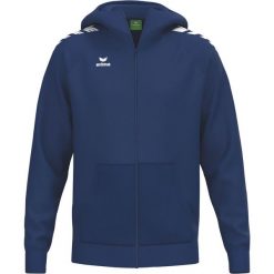 Kurtka z kapturem Erima Cmpt Wings Blue Junior. Czarne kurtki Erima, bez wzorów, z materiału, z kapturem. Za 329.99 zł.