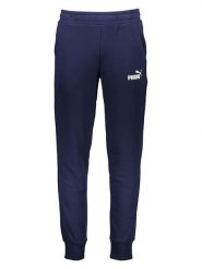 Puma Spodnie dresowe "Essentials" w kolorze granatowym rozmiar: M. Niebieskie spodnie treningowe długie Puma, m, bez wzorów, z dresówki. Za 128.25 zł.