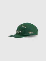 4F Czapka z daszkiem strapback męska - zielona L/XL (60cm). Brązowe czapki z daszkiem 4F, bez wzorów, z bawełny. Za 69.99 zł.