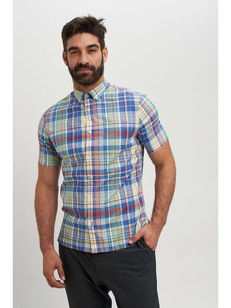 Marks & Spencer Koszula ze wzorem rozmiar: XXL. Koszule Marks & Spencer, xxl, bez wzorów, z bawełny, bez kołnierzyka, bez ramiączek. Za 61.17 zł.