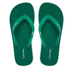 Japonki Calvin Klein. Zielone japonki CALVIN KLEIN, bez wzorów. Za 149.99 zł.