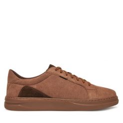 Półbuty Lasocki. Brązowe eleganckie półbuty Lasocki, bez wzorów, bez obcasa, bez zapięcia. Za 229.99 zł.