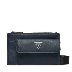 Saszetka Guess. Niebieskie saszetki i nerki Guess, z aplikacjami. Za 284.99 zł.