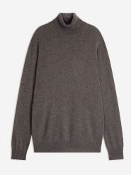 Perfect Cashmere Kaszmirowy golf w kolorze brązowym rozmiar: M. Brązowe golfy Perfect Cashmere, m, bez wzorów, z kaszmiru, bez ramiączek. Za 434.99 zł.