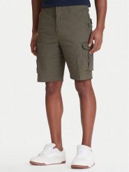 Quiksilver Szorty materiałowe MW Cargo EQYWS03912 Zielony Regular Fit. Zielone szorty Quiksilver, m, bez wzorów, z bawełny. Za 219.99 zł.