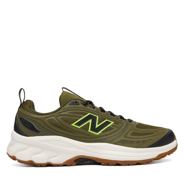 Buty do biegania New Balance. Zielone buty do biegania New Balance, bez wzorów, bez zapięcia, do biegania. Za 349.99 zł.