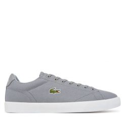 Tenisówki Lacoste. Szare trampki LACOSTE, m, bez wzorów, bez zapięcia. Za 299.99 zł.