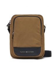 Tommy Hilfiger Saszetka Th Business Mini Reporter AM0AM13190 Brązowy. Brązowe saszetki i nerki Tommy Hilfiger, bez wzorów, z materiału. Za 199.99 zł.