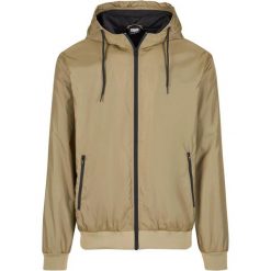 Męska Kontrastowa Kurtka Soft Shell. Białe kurtki Urban Classics, l, bez wzorów, bez kaptura. Za 217.99 zł.