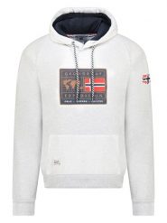 Geographical Norway Bluza "Gofoten" w kolorze szarym rozmiar: XL. Szare bluzy Geographical Norway, xl, bez wzorów, z bawełny, z kapturem. Za 134.53 zł.