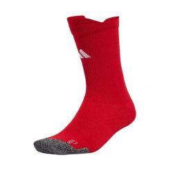 Skarpety unisex piłkarskie adidas Football Cushioned Performance Crew. Czerwone skarpety Adidas, bez wzorów, z bawełny. Za 54.99 zł.