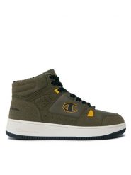 Champion Sneakersy Rebound Mid Winterized Mid Cut Shoe S22131-GS521 Khaki. Brązowe buty sportowe casual Champion, bez wzorów, ze skóry, bez zapięcia. Za 139.99 zł.