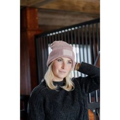 Czapka dla konia Kentucky Rubber Logo. Czerwone czapki zimowe KENTUCKY HORSEWEAR, bez wzorów. Za 215.00 zł.