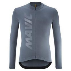 Koszulka termiczna Mavic Aksium. Niebieskie bluzy MAVIC, bez wzorów, z jersey, bez kaptura. Za 520.00 zł.