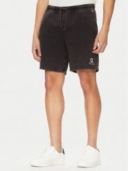 Champion Szorty sportowe Reverse Weave 221179 Czarny Regular Fit. Czarne krótkie spodenki sportowe Champion, l, bez wzorów, z syntetyku. Za 189.99 zł.