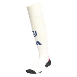 Getry Juventus 24/25 Away. Białe legginsy długie sportowe Adidas, bez wzorów, z materiału, do piłki nożnej. Za 109.00 zł.