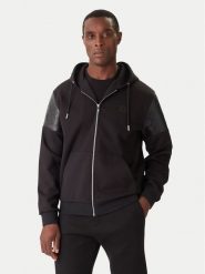 KARL LAGERFELD Bluza 705037 554902 Czarny Regular Fit. Czarne bluzy KARL LAGERFELD, l, bez wzorów, z syntetyku, bez kaptura. Za 1,149.00 zł.