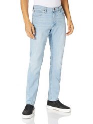 Lee Dżinsy - Slim fit - w kolorze błękitnym rozmiar: W32/L34. Niebieskie jeansy Lee, l, z podwyższonym stanem. Za 166.88 zł.