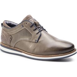 Półbuty DOCKERS - 44TL001-182200 Grey. Brązowe eleganckie półbuty DOCKERS, bez wzorów, z materiału, bez obcasa, bez zapięcia. W wyprzedaży za 199.00 zł.