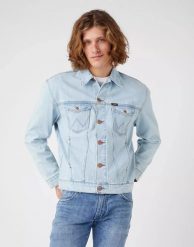 WRANGLER ANTI FIT JACKET MĘSKA KURTKA JEANSOWA ICY BRUSH BACK W4597915A. Kurtki Wrangler, m, bez wzorów, z jeansu, bez kaptura. Za 249.99 zł.