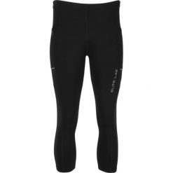 Legginsy o długości 3/4 Elite Lab X1. Czarne legginsy długie sportowe ELITE LAB, l, bez wzorów, z materiału, do biegania. Za 228.00 zł.