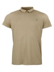 Peak Mountain Funkcyjna koszulka polo "Chance" w kolorze szarobrązowym rozmiar: XXL. Brązowe koszulki polo Peak Mountain, xxl, bez wzorów, z materiału, bez kołnierzyka, bez ramiączek. Za 100.99 zł.