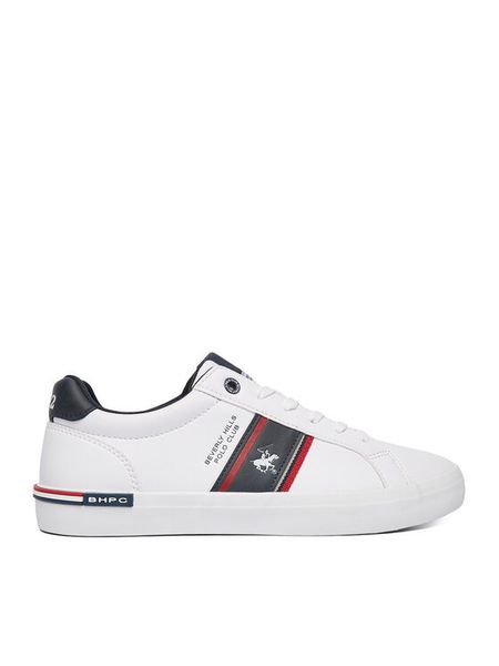 Beverly Hills Polo Club Sneakersy CEO-LUSITANO-01 Biały. Białe buty sportowe casual Beverly Hills Polo Club, bez wzorów, ze skóry, bez zapięcia. Za 179.99 zł.