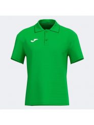 Joma Funkcyjna koszulka polo w kolorze zielonym rozmiar: M. Zielone koszulki polo sportowe Joma, m, bez wzorów, z bawełny, bez kołnierzyka, bez ramiączek, outdoorowe. Za 52.67 zł.