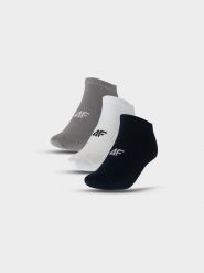 4F Skarpety casual przed kostkę (3-pack) męskie - multikolor 43-46. Skarpety 4F, bez wzorów, z bawełny. Za 44.99 zł.
