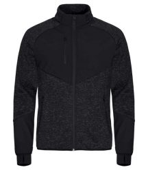 Clique Kurtka Haines z polaru i softshell – ciepła i funkcjonalna – Black. Czarne kurtki CLIQUE, xl, bez wzorów, z dzianiny, bez kaptura. Za 284.23 zł.